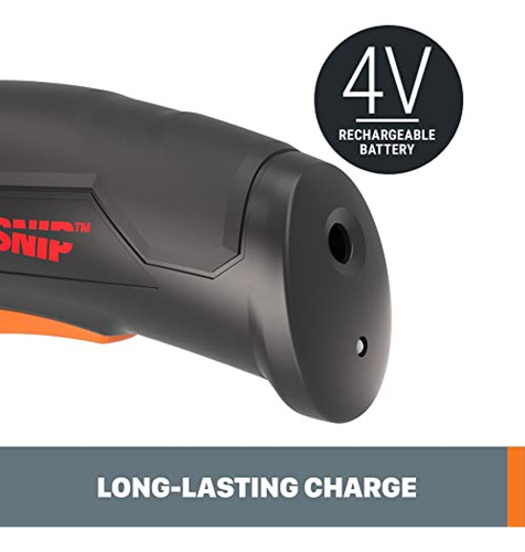 Tijeras Para Zurdos Worx Wx082l 4v Zipsnip Tijeras Eléctrica