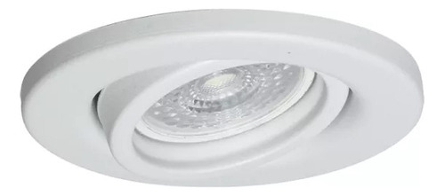 Spot Embutir Luz Led Movil Blanco Dicroica Incluye Zocalo