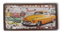 Comprar  Combo 2 Chapas Matricula Autos Retro Decoracion A Eleccion