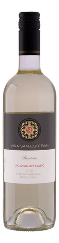Vinho Chileno Branco Seco Reserva Viña San Esteban Sauvignon Blanc Valle de Casablanca Garrafa 750ml
