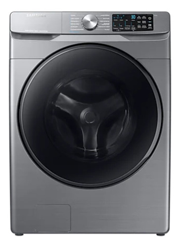 Lavadora automática Samsung WF22R6270A platinum inox 22kg 120 V