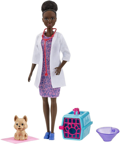 Barbie Veterinária Negra 2021 Can Be Quero Ser Lançamento