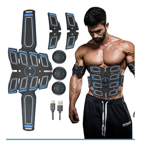 Lazhu Abdominal Toner Belt Brazo Piernas Recar