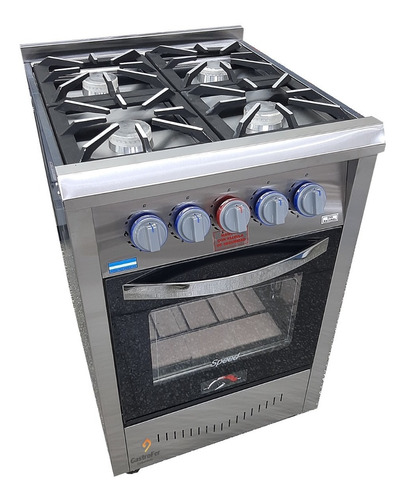 Imagen 6 de 8 de Cocina Industrial Speed 4 H 55 Cm Visor + Campana Circular