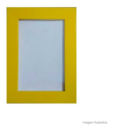 Porta Retrato 15x21cm Life Amarelo Infinity Infinity