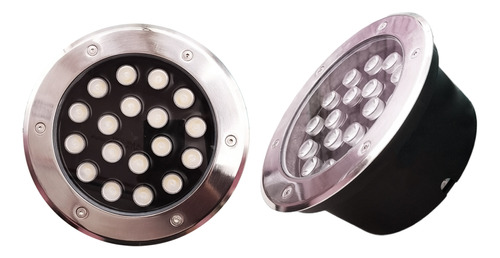 8 Pack Lampara Led Para Piso 18w Acero Inoxidable Exterior