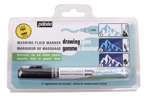 Pebeo Drawing Gum Marker 4mm-latex Free