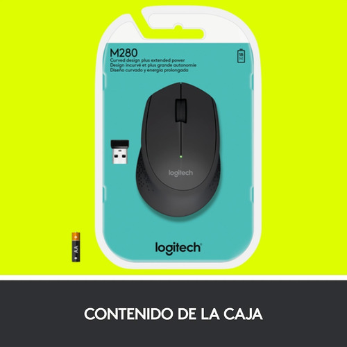 Mouse inalámbrico Logitech Mouse Inalambrico M280 M280 negro