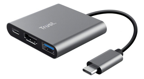 Trust Dalyx Adaptador Multipuerto Usb-c Hdmi 3 En 1 Ct