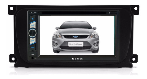 Central Multimidia Dvd Ford Focus + Moldura 2 Din + Brinde