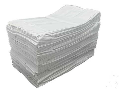 Imagem 3 de 4 de Saco De Papel Branco Capacidade De 1/2kg Com 500 Unidades