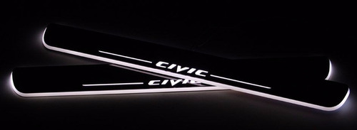 Estribos Iluminados Led Inteligentes Para Honda Civic (4p)