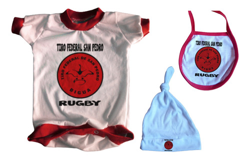 Set Bebe Body + Extras Rugby Tiro Federal San Pedro