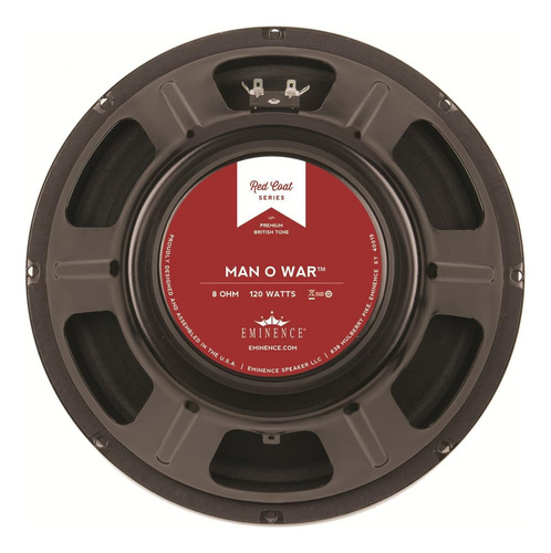 Red Coat Series Man O War - Altavoz De Guitarra De 12 Pulgad