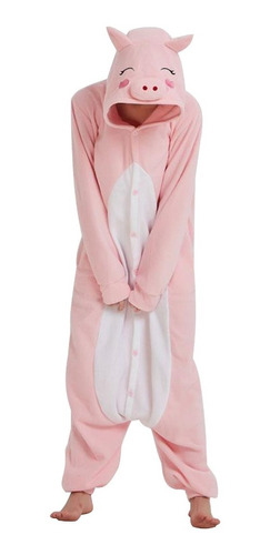 Pijama Cerdito Chanchito Infantil Y Adulto Enterito Plush Ax