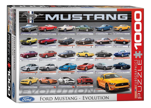 Eurographics Ford Mustang Evolution Rompecabezas Del 50 Aniv