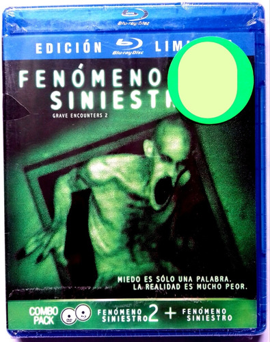 Fenómeno Siniestro 2 Bluray + Fen Sin 1 Dvd Grave Encounters