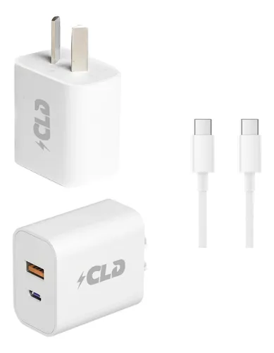 comprar Cargador Doble Usb C - Usb Carga Rapida 20w Patas Argentinas