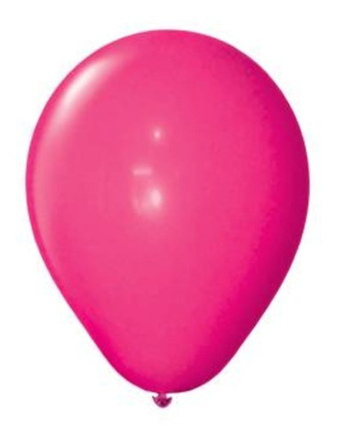 Paquete X 50 - Globos Lisos 9  - Varios Colores A Elección Fucsia