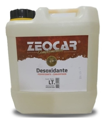 Desoxidante Fosfatizante Zeocar X 5 Lts