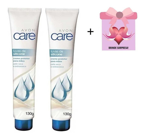 Creme Protetor Mãos Avon Care Luva Silicone Kit C/2 + Brinde