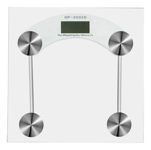 Balança Digital 180kg - Com Sensor De Peso Bateria Casa