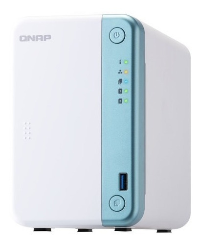 Imagen 2 de 5 de Servidor Qnap Almacenamiento Nas De 2 Bahías Ts-251d-2g-us
