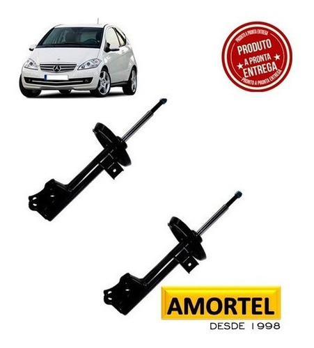 Imagem 1 de 8 de Par De Amortecedor Remanufaturado Mercedes Class A 160 Diant