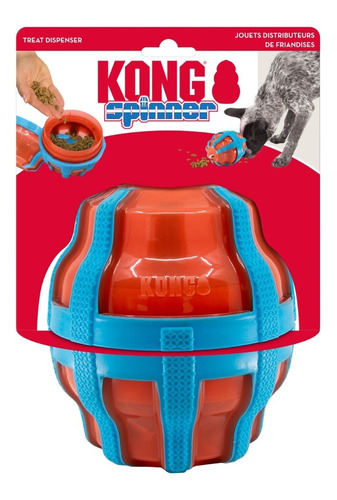 Brinquedo Recheável Kong Treat Spinner Grande Para Cães