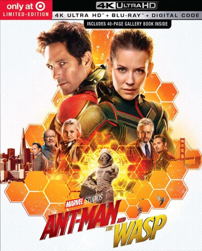 Ant-man & The Wasp Target Digipack Pelicula 4k Ultra Hd