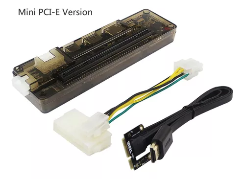 Base de tarjeta gráfica externa, Mini PCIE independiente para tarjetas de  video con conector de 6 pines para computadora portátil portátil PC (Mini