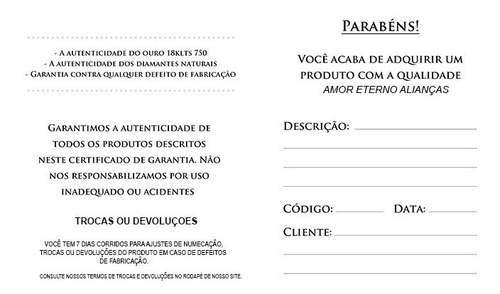 Par Alianças De Ouro 18k C/ Friso Branco 12g 8mm Com Pedra