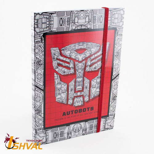 Imagen 2 de 4 de Cuaderno Geek - Transformers - Autobots - Original