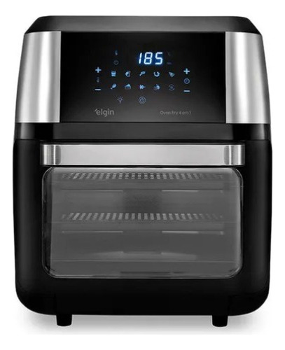 Fritadeira E Forno Elétrico Elgin Oven 12l 4 X 1, Touch 220v Preto