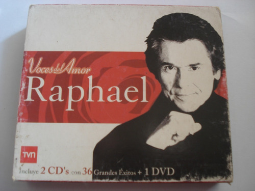 Cd Raphael Voces Del Amor 2 Cd + 1 Dvd