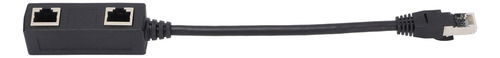 Js Divisor De Cable Ethernet Rj45, Adaptador De 1 A 2