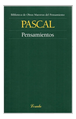 Pensamientos - Blaise Pascal