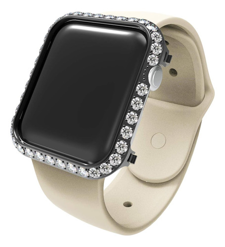 Callancity Compatible Bling Watch Bumper Metal Rhinestone 5