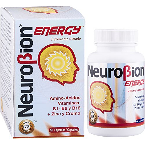 60 Caps Neurobion Energy - Amino Acids Vitamina B1 B2 Ui1cy