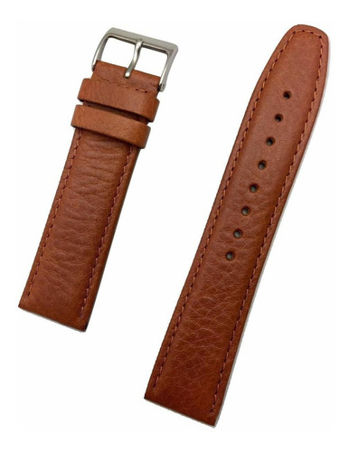 Correa De Reloj De Cuero Suave En Tan 22 Mm