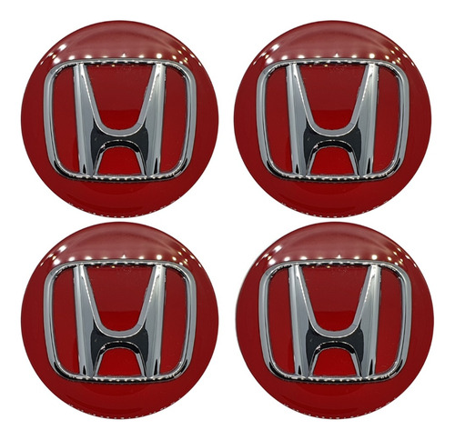 4 Centros De Rin Para Honda Crv Civic Odyssey Accord  69mm