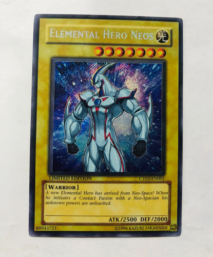 Elemental Hero Neos. Secret Rare. Yugioh!