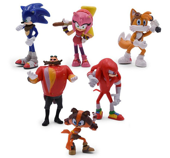 Figuras De 12 Piezas De 7 Cm De Juguete Sonic Shadow Tails 