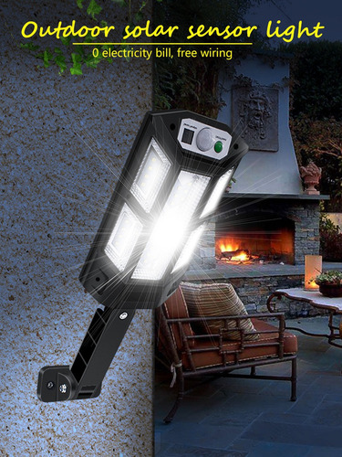 Lámpara Solar Impermeable Para Exteriores/interiores 43led I
