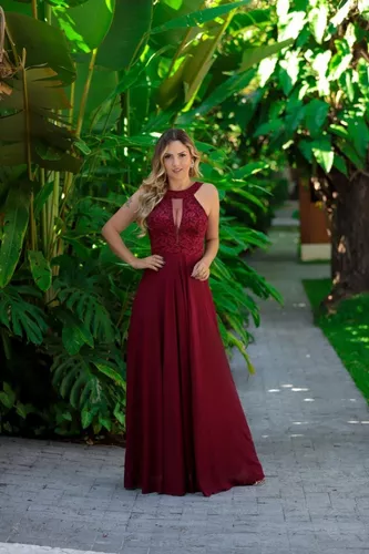 VESTIDO DE CERIMONIA LONGO