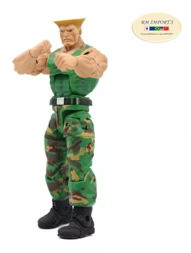 Guile Street Fighter Original Neca 18 Cm Soldado Coronel