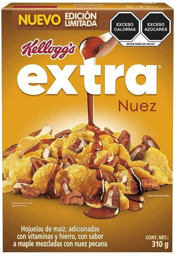 Cereal Kelloggs Extra Nuez Pecana 310g Maple