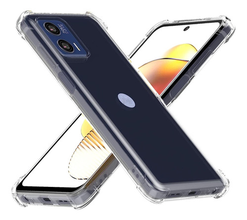 Funda Clear Air Antigolpes + Film Hydrogel Para Moto G73