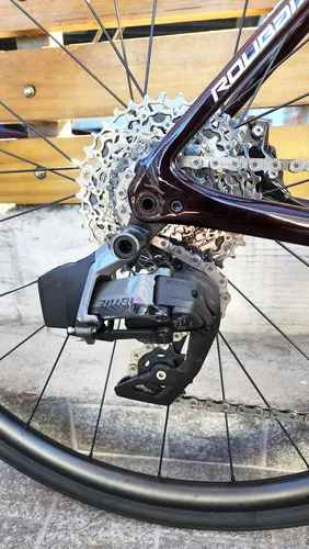 Bicicleta Specialized Roubaix Sram Rival Electrónico 2x12 Rojo 56 "