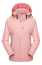 Comprar Chamarras Mujer Impermeable Transpirable Gorro Removible